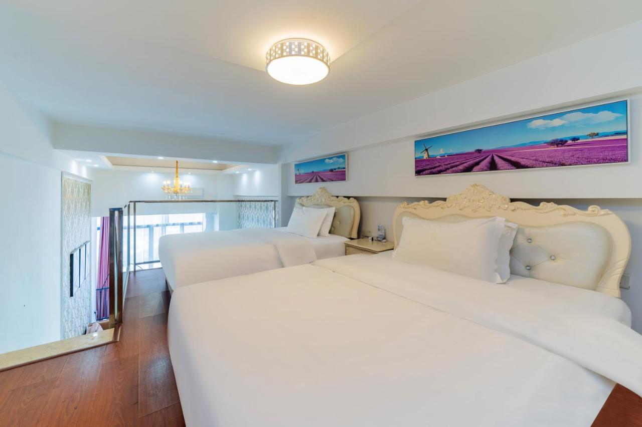 April Fair Duplex Apartment Guangzhou South Railway Station Ao Yuan Yue Shi Dai Branch Exterior foto