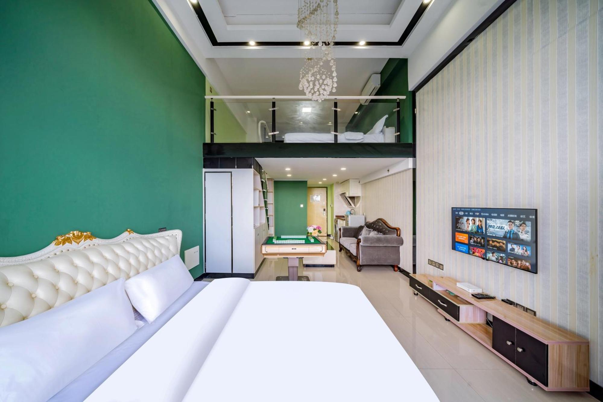 April Fair Duplex Apartment Guangzhou South Railway Station Ao Yuan Yue Shi Dai Branch Exterior foto