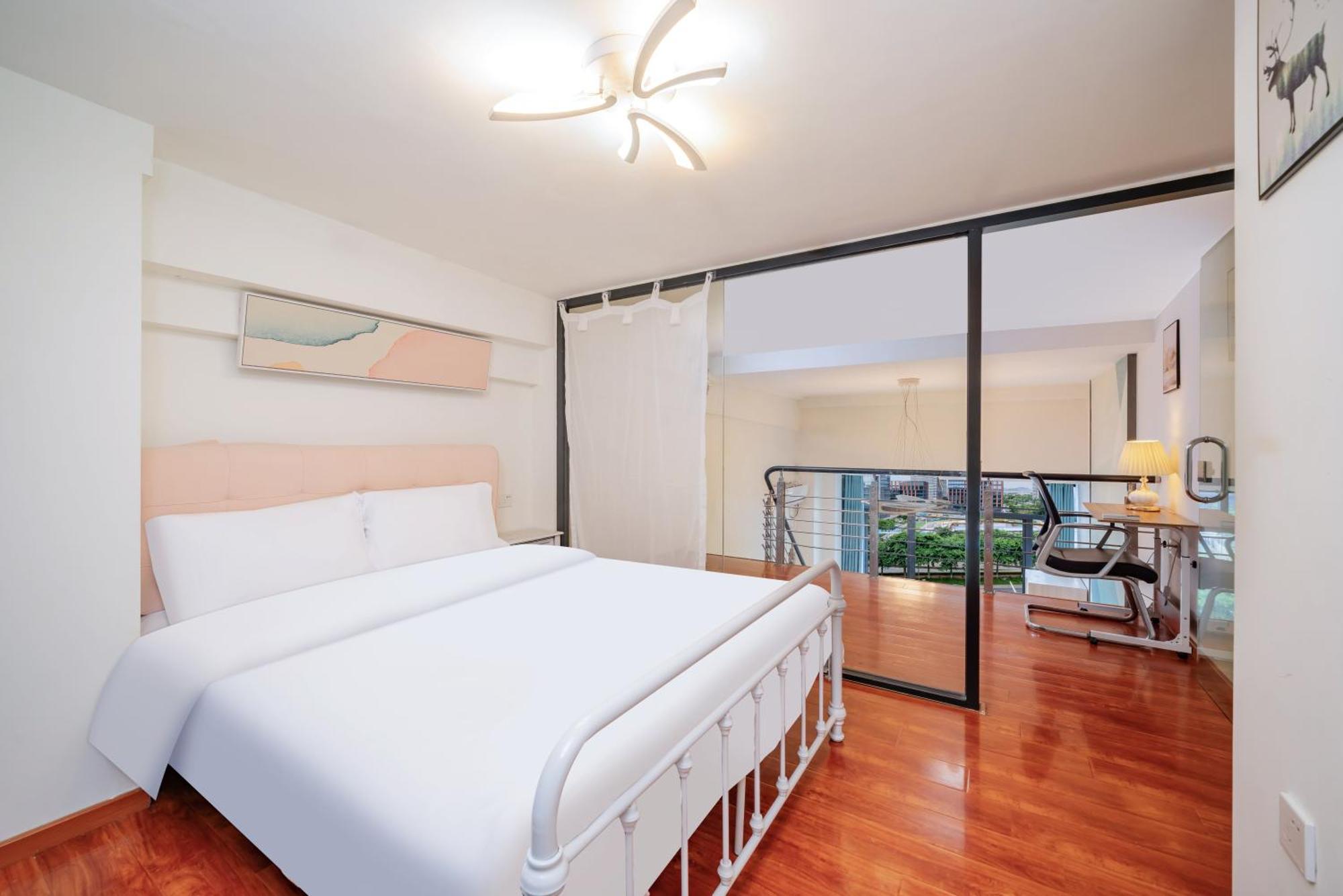 April Fair Duplex Apartment Guangzhou South Railway Station Ao Yuan Yue Shi Dai Branch Exterior foto
