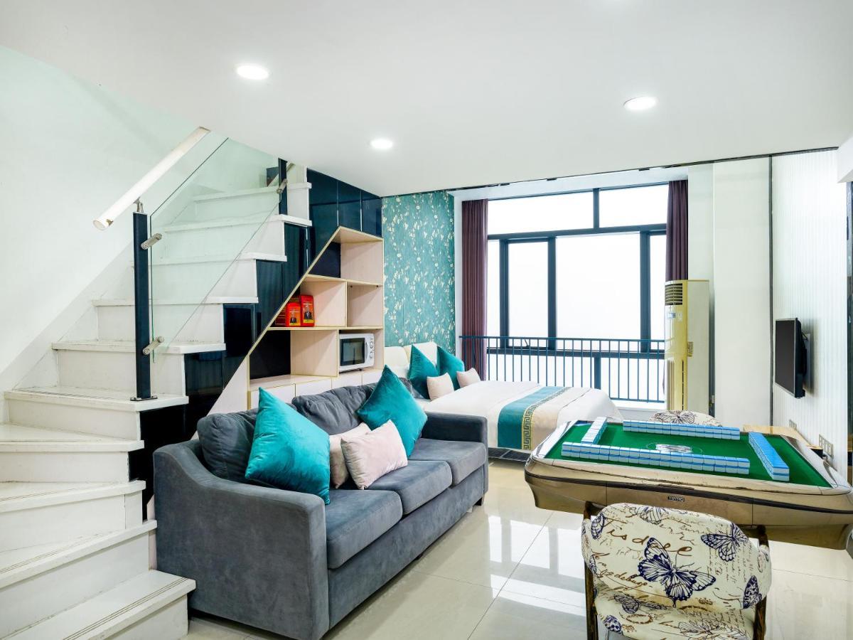 April Fair Duplex Apartment Guangzhou South Railway Station Ao Yuan Yue Shi Dai Branch Exterior foto